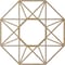 Ekena Millwork Guardian Wood Fretwork Pierced Ceiling Medallion, Birch, 16"OD x 6 1/4"ID x 1/4"T CMWP16X16X0250GDBI - alternate 5